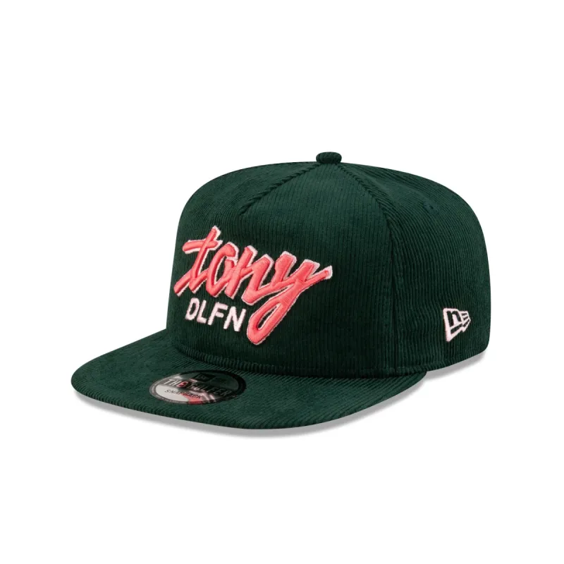 Tony Delfino Green Corduroy Golfer Hat sold by New Era