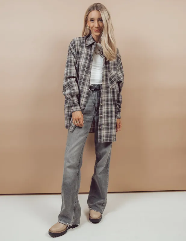 Jackie Oversized Button Up sold by Shop Stevie