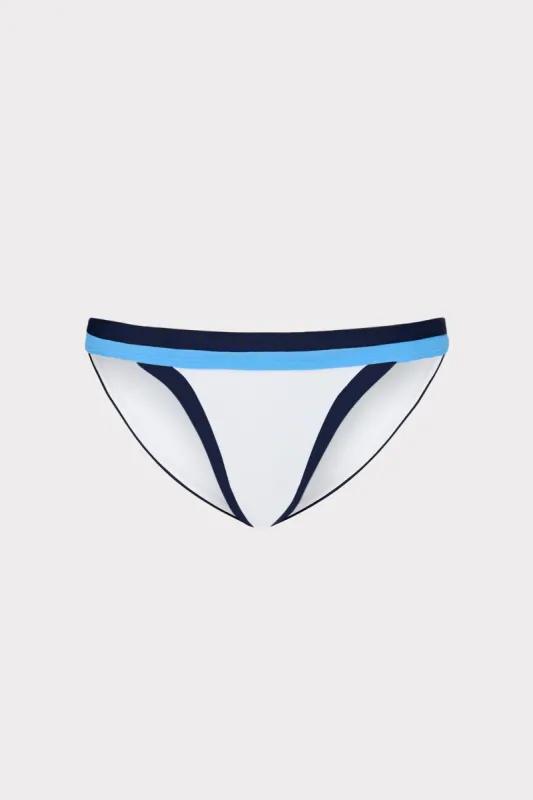 Positano Color Block Bikini Bottom sold by Milly