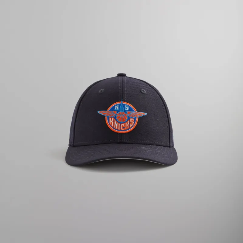 Kith & New Era for the New York Knicks Wings Logo Low Profile 59FIFTY Fitted - Nocturnal sold by Kith