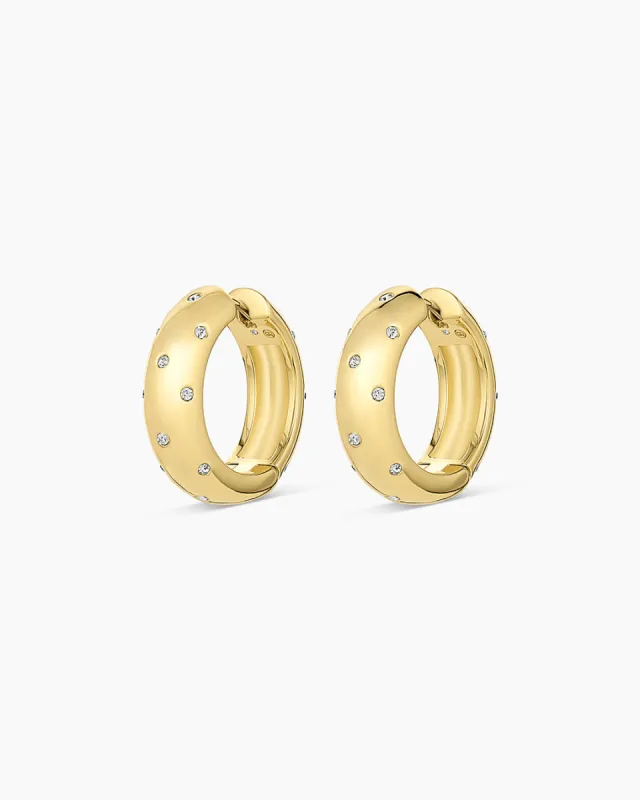 Noel Shimmer Hoops sold by Gorjana