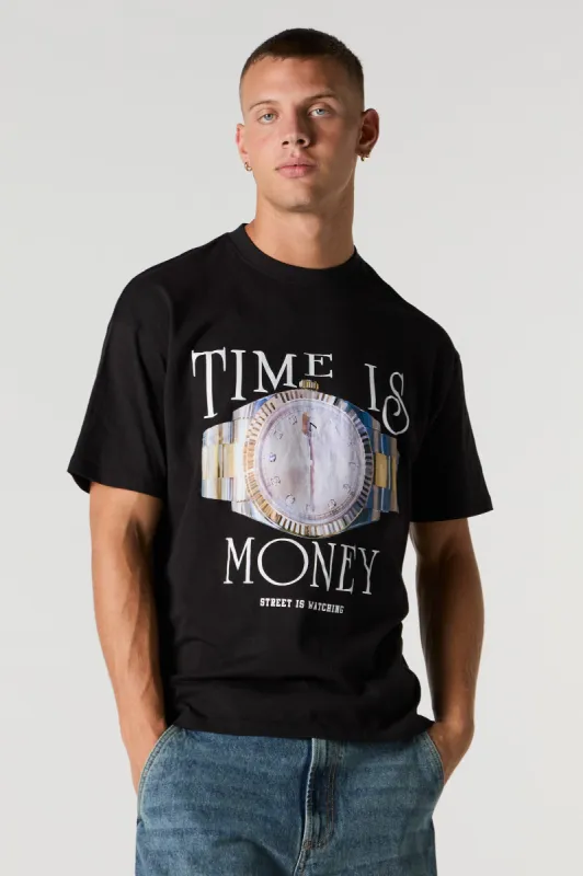 Time is Money Graphic T-Shirt sold by Urban Planet