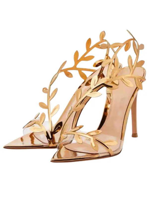 Yuliet Leafy Sandals sold by Mew Mews
