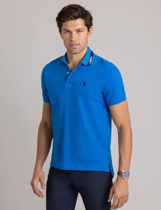 PIQUE POLO SHIRT WITH TIPPED COLLAR sold by U.S. Polo Assn.
