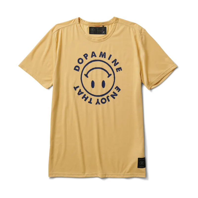 Mathis Short Sleeve Active Tee - Tan sold by Roark