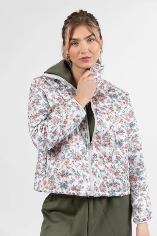 ジャケット・アウター rosarymoon Fluffy Jacquard Quilted Coat Fallen Rock Shiny Quilt Jacket | GANNI