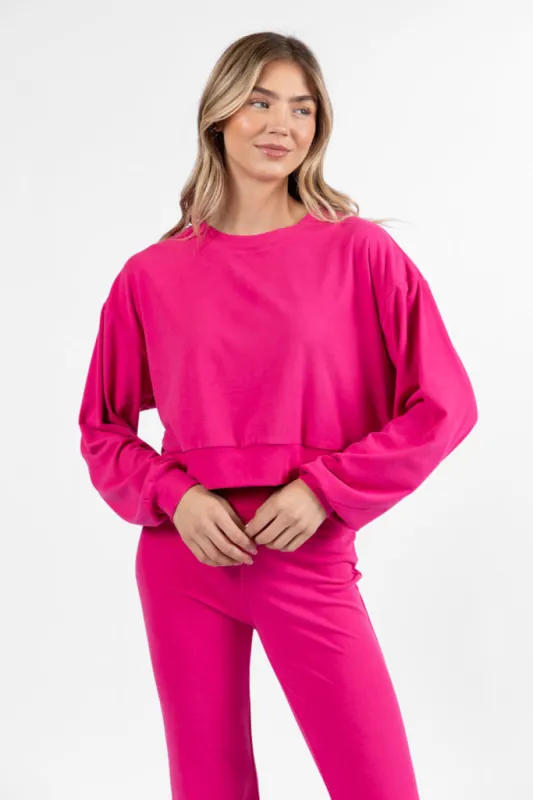 In A Dream Pink Super Soft Pullover FINAL SALE sold by Pink Lily