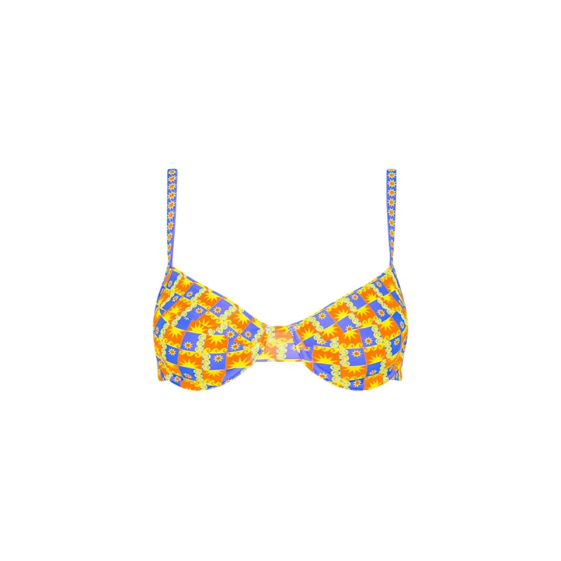 Ditzy Underwire Bra Bikini Top - Sunburst sold by Kulani Kinis