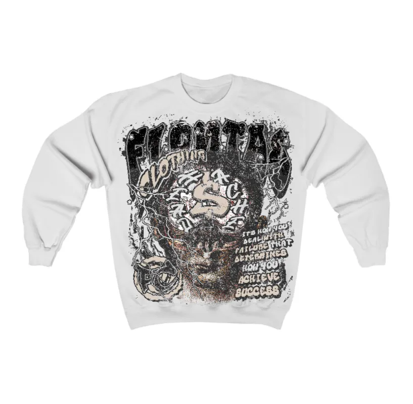 Reverse Metallic 5s Flontae Sweatshirt Headstorm Graphic sold by Flontae Clothing