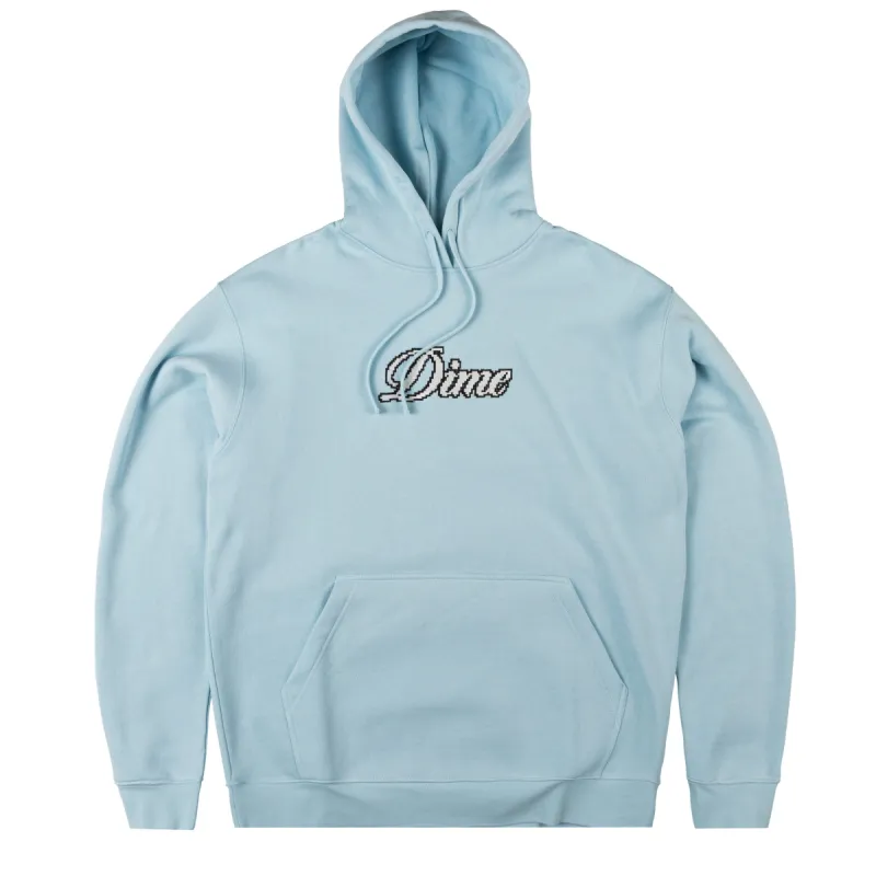 Dime Pixel Cursive Hoodie sold by Asphalt Gold