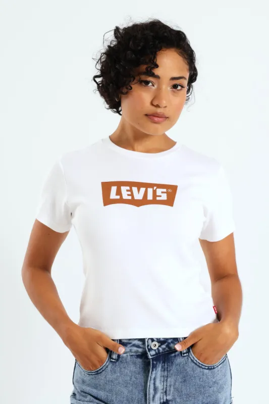 Essential Graphic Sporty Tee - White sold by Edgars