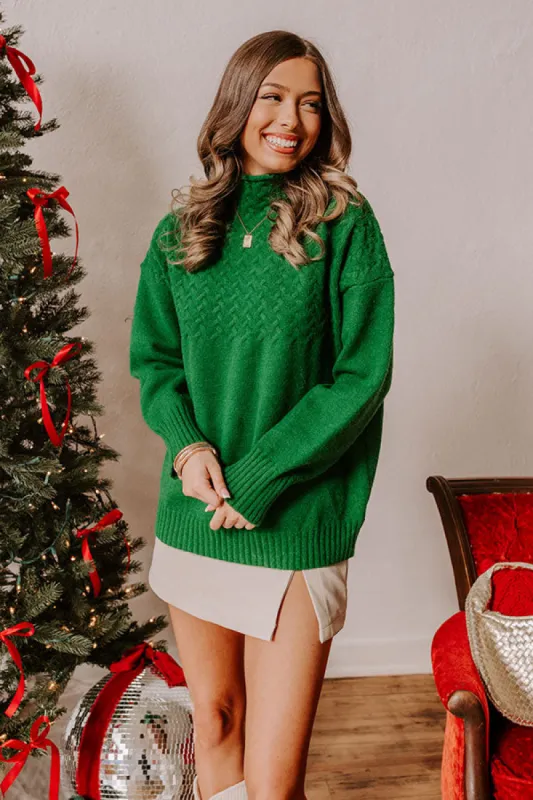 Evergreen Dreams Knit Sweater sold by Impressions