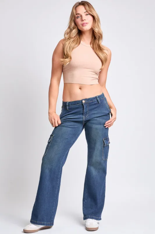 Women's Low Rise Straight Leg Skater Jeans sold by YMI