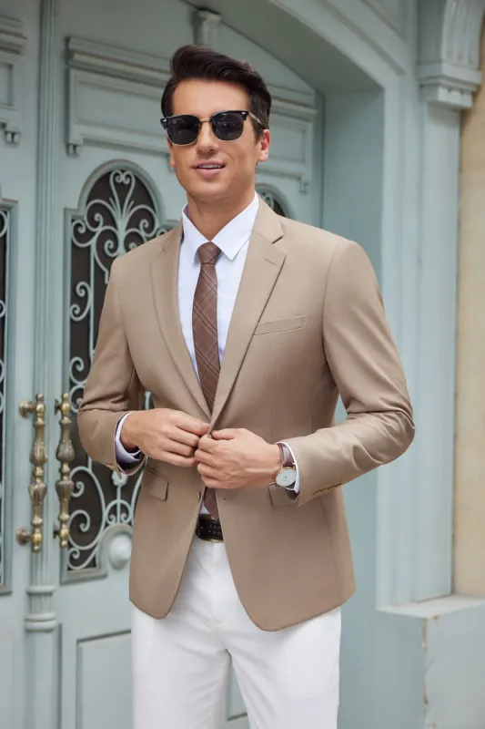 Casual Two Buttons Suit Jackets (US Only) sold by Coofandy