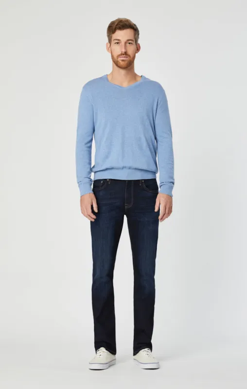 ZACH STRAIGHT LEG JEANS IN RINSE BRUSHED WILLIAMSBURG sold by Mavi