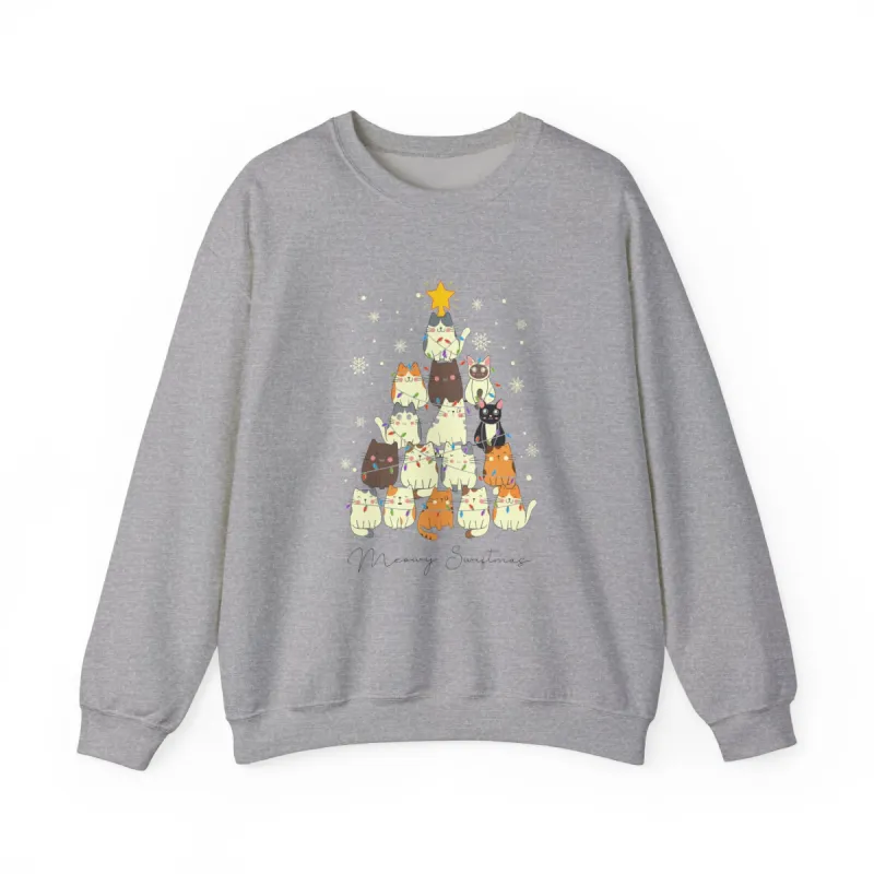 Meowy Swiftmas Crewneck Sweatshirt sold by Rose Blush Studio