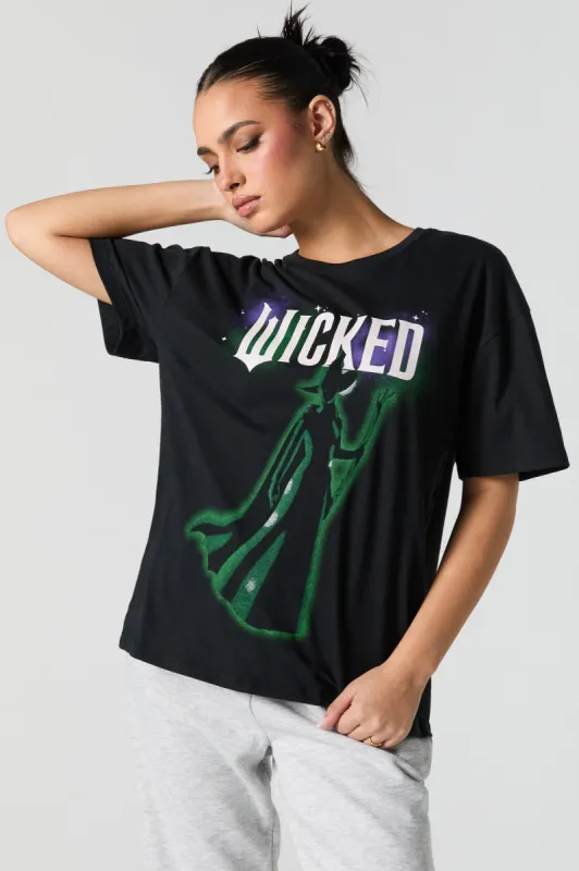 Wicked Graphic Boyfriend T-Shirt sold by Urban Planet