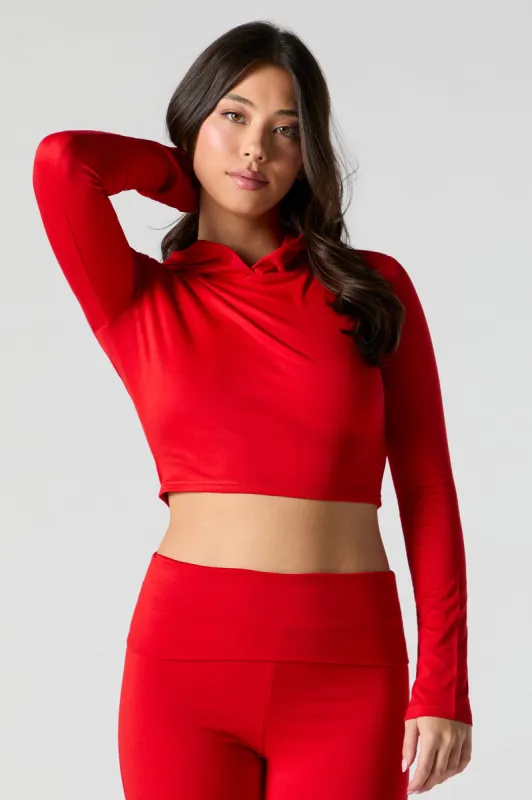 Active Soft Cropped Hoodie sold by Urban Planet