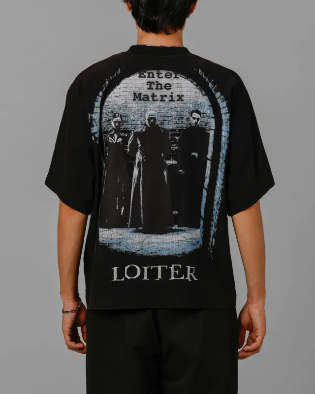 Loiter The Matrix Boxy T-Shirt Washed Black sold by Culture Kings