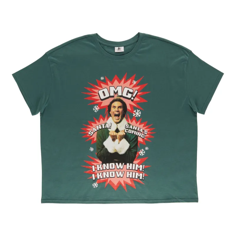 Women's Plus Licensed Elf Crew Neck Tee sold by Giant Tiger