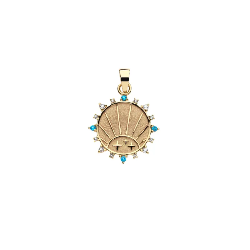 STRONG Petite Embellished Coin (Rising Sun) sold by Jane Win