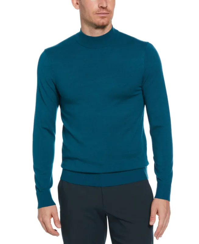 Tech Knit Mock Neck Pullover Sweater sold by Perry Ellis
