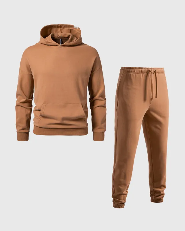 Terry Fleece Cloud Nine Hoodie And Sweatpants Set sold by Aha Selected