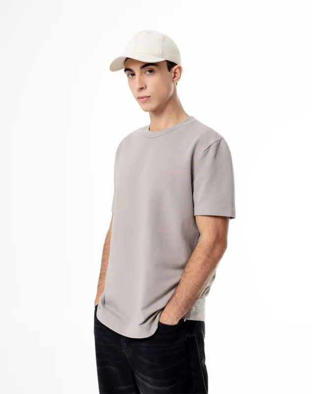 Camiseta oversized fit manga corta café sold by Gef