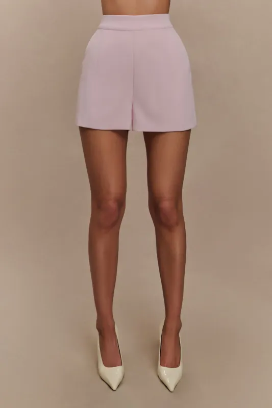 Korrie Suiting Short - Powder Pink sold by Meshki