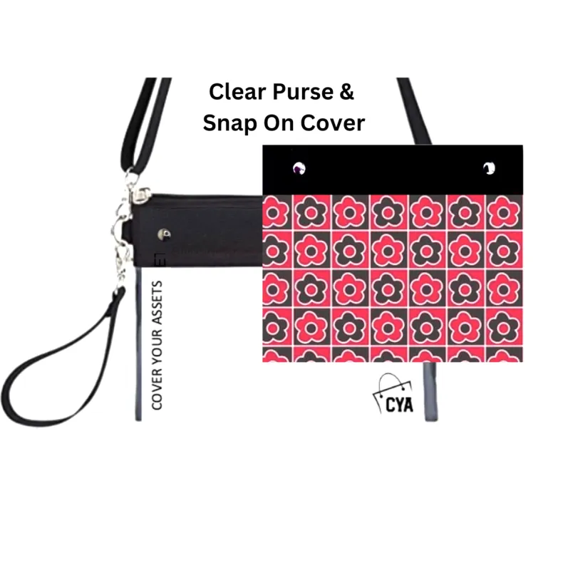 R&B Flowers - Wide - Purse & Cover sold by CYA - Cover Your Assets