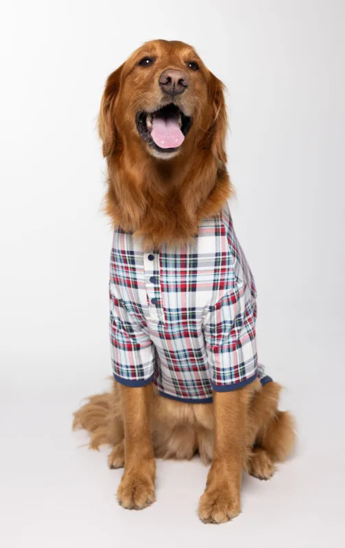 Hibernation Plaid Pet Pajamas sold by Pajamagram