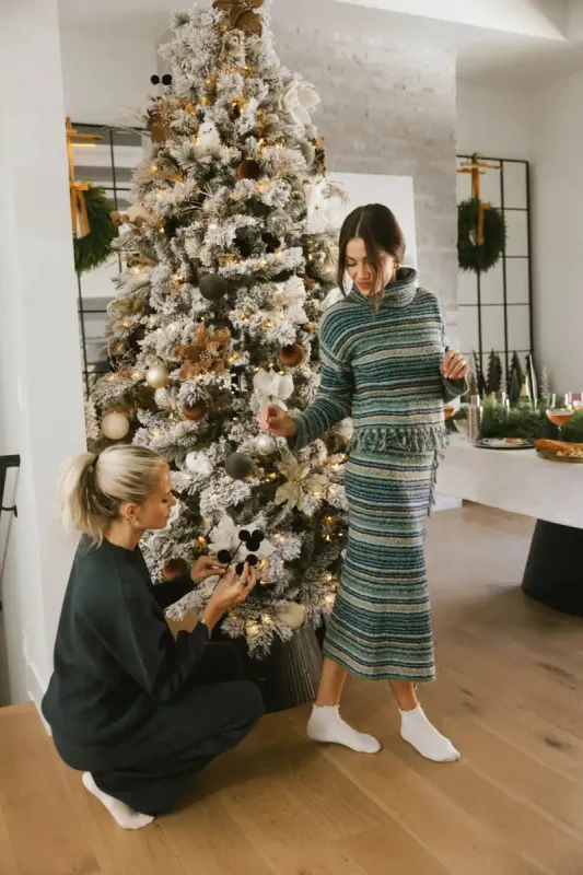 Amelia Striped Knit Skirt - FINAL SALE sold by bohme