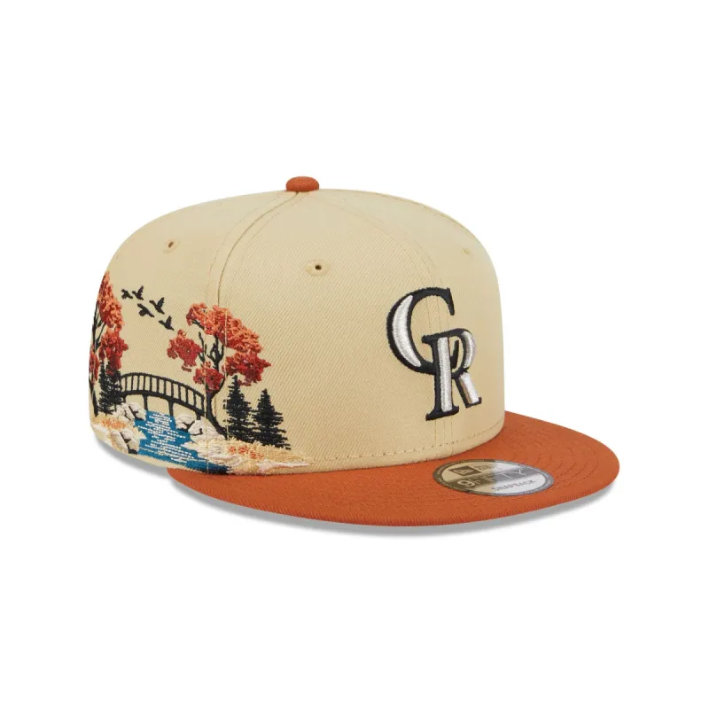 Colorado Rockies Fall Landscape 9FIFTY Snapback Hat | Parallel