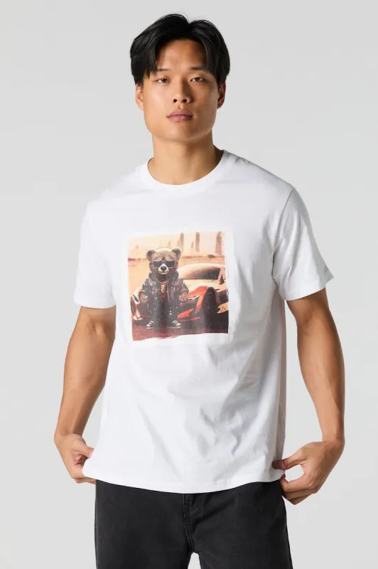 Cool Bear Graphic T-Shirt sold by Urban Planet