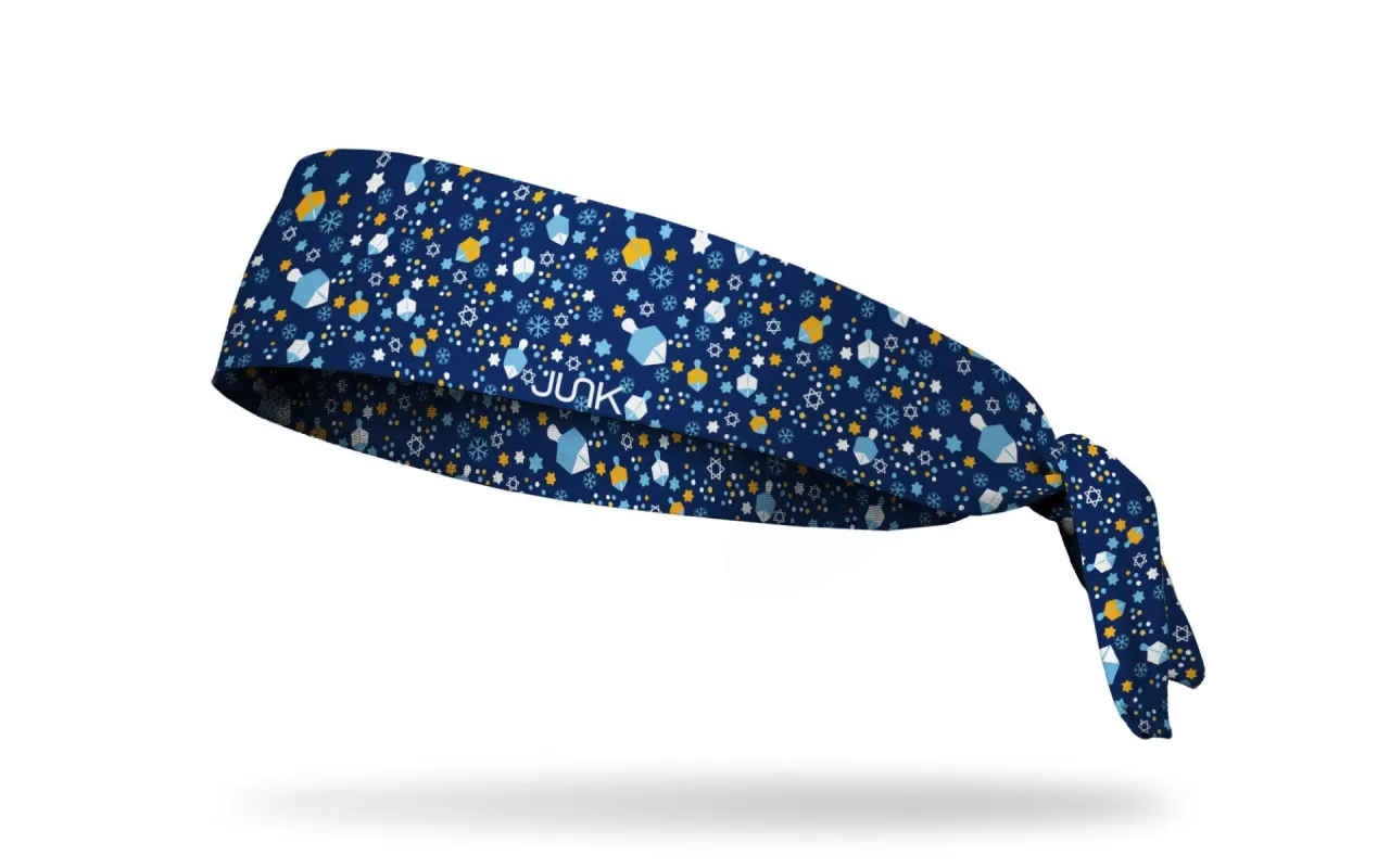 Dreidel Dreidel Dreidel Tie Headband sold by JUNK Brands
