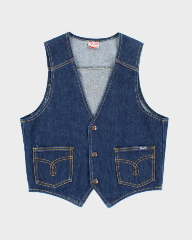 Vintage 70's GWG Denim Vest - XL sold by Rokit