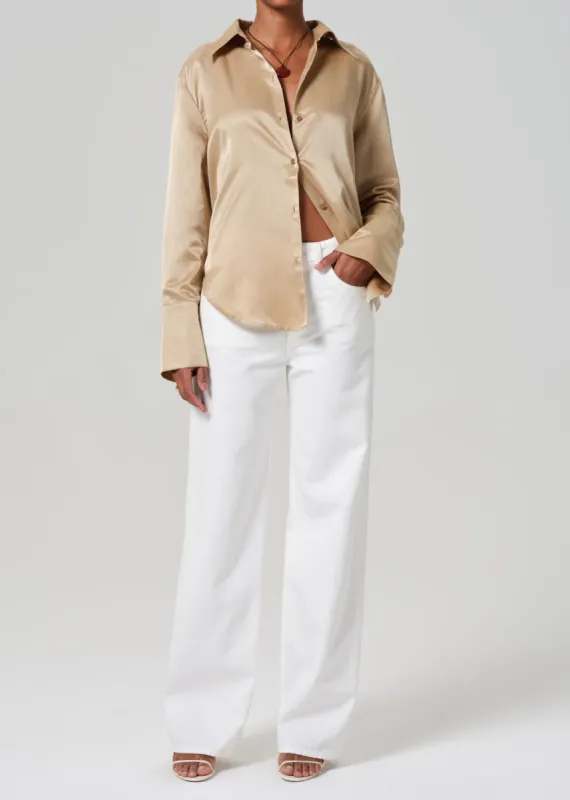 Annina High Rise Wide Leg 30" in Soft White sold by Citizens Of Humanity