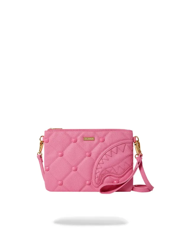 SPRAYGROUND SORBET STUNNA BEAR STUD CROSSOVER CLUTCH sold by Luke 1977