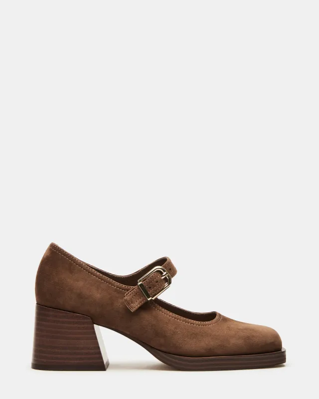 LISBON CHESTNUT SUEDE sold by Steve Madden