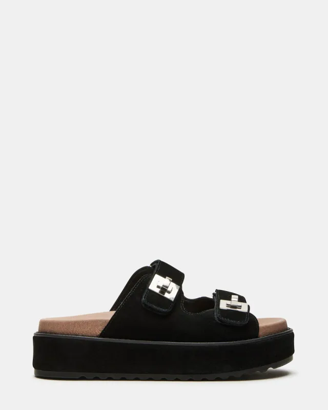 BIGSCHMONA BLACK/BLACK SUEDE sold by Steve Madden