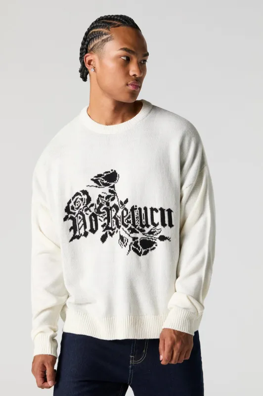 Chandail décontracté en tricot jacquard sold by Urban Planet
