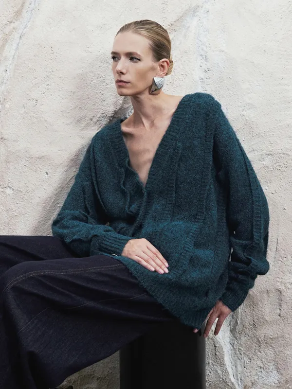 Oversized Knitted Cardigans sold by Urban Revivo