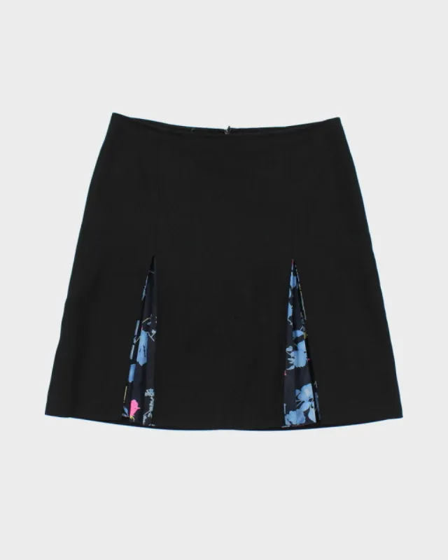 Y2k 00s Teenflo Black Mini Skirt - S sold by Rokit
