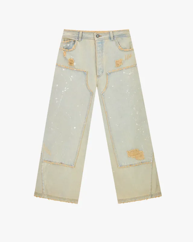 Painted Carpenter Jeans sold by Nude Project