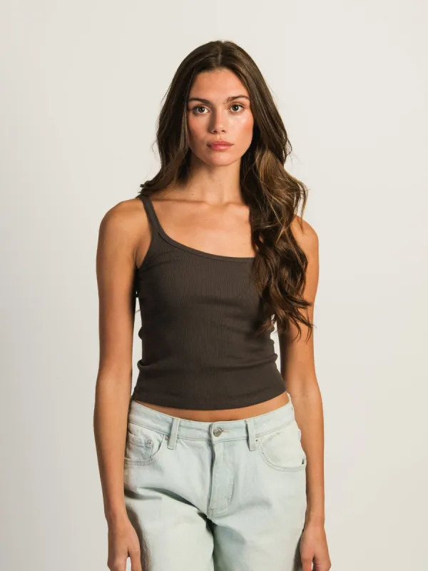 HARLOW ESSENTIAL RIBBED TANK sold by Harlow