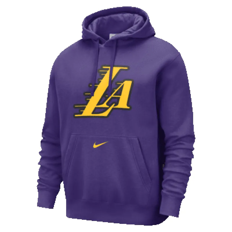 Los Angeles Lakers Club City Edition Men's Nike NBA Fleece Pullover Hoodie sold by Nike