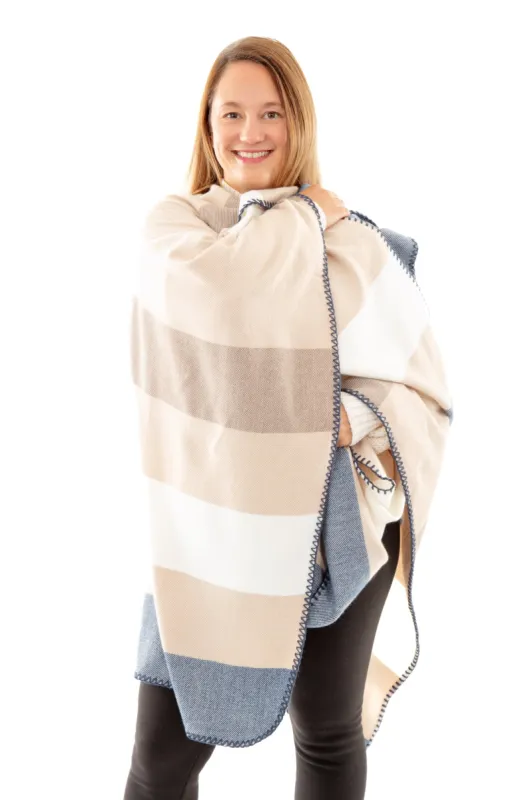 Fabienne - Poncho Scarf sold by Just Cozy