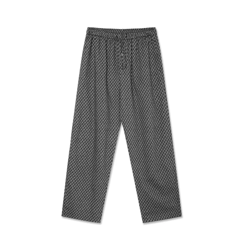 Pyjama Pants | P Pattern - Black / White sold by Polar Skate