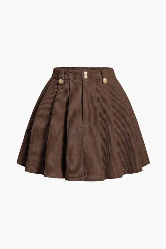 Plisset mini nederdel sold by Micas