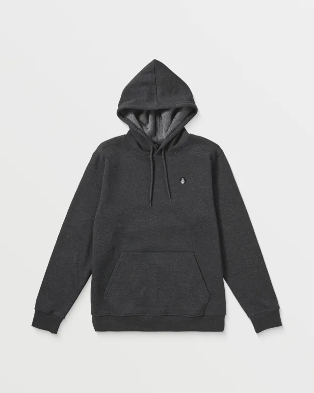 Foreman Pullover Fleece Hoodie - Heather Black sold by Volcom